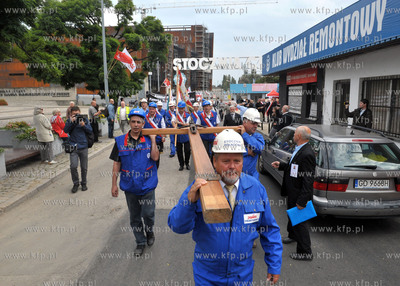 Gdansk. Rocznica podpisania Porozumien Sierpniowych....
