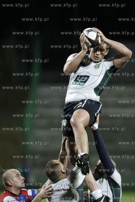 Ekstraliga rugby. Mecz Lechia Gdansk - Budowlani Lodz....