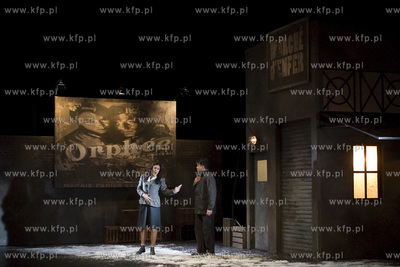 Opera Bałtycka. Próba generalna opery Cyganerii Giacoma...