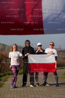 Parkrun Gdańk - Południe. Edycja biało - czerwona...