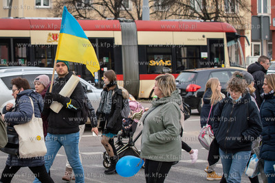 Gdańsk. Manifestacja pod konsulatem Rosji we Wrzeszczu....