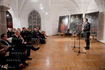 Gdansk. Muzeum Narodowe, oddział Sztuki Dawnej. Uroczystosc...