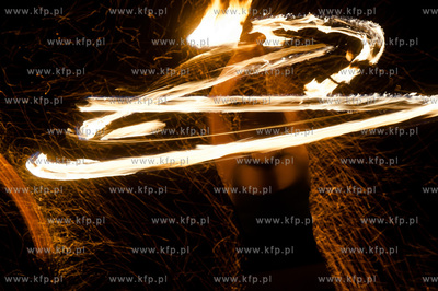 Pruszcz Gdanskich. Pierwsza edycja Festiwalu Swiatla.
Nz...