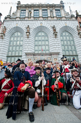 Gdansk. Dlugi Targ. Przedproze Dworu Artusa. Pierwsza...