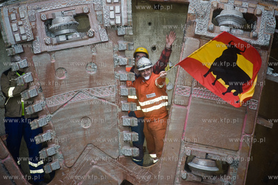 Gdansk. Powstajacy Wezel Marynaki Polskiej. Uroczystosc...