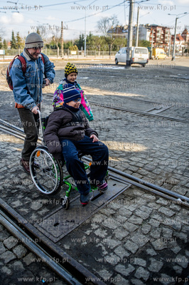 Gdansk. Zajezdnia tramwajowa Zakladu Komunikacji Miejskiej,...