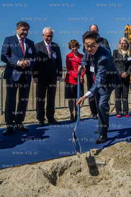 Gdansk. Terminal kontenerowy DCT. Uroczystosc inauguracji...