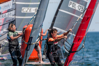 Zatoka Gdanska. Regaty Mistrzostw Swiata w klasie Raceboard,...