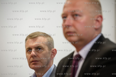 Gdansk. Urzad Miasta. Konferencja prasowa dotyczaca...