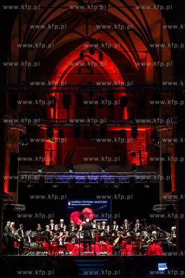 Gdansk. Centrum Sw. Jana. Gdanski Festiwal Muzyczny....