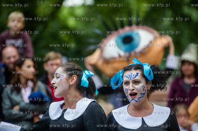 Gdansk. Plac Walowy. XX Miedzynarodowy Festiwal Teatrow...