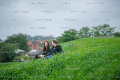 Gdansk. Dolne Miasto. Teren Bastionów przy ulicach...