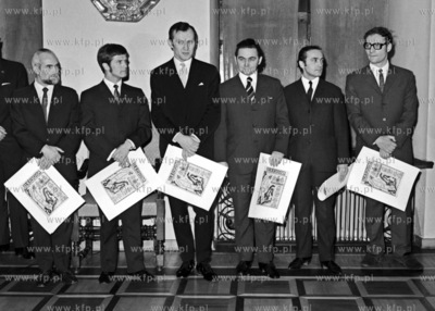 Wreczenie nagrod Rejs Roku 1971 w Ratuszu Glownomiejskim...