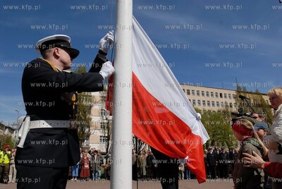 Dzien Flagi Rzeczypospolitej Polskiej na Skwerze Kosciuszki...