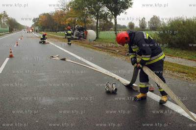 W miejscowosci Kazimierzowo z nieznanych przyczyn cysterna...