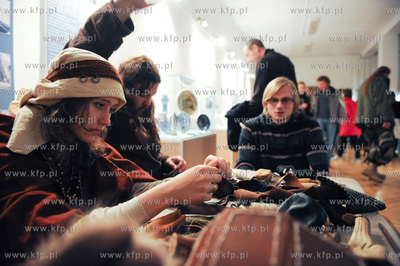 Gdansk. Muzeum Archeologiczne. Noc Muzeow 2010 -  coroczna...