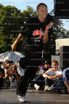 Gdansk. Plac Zebran Ludowych. Festiwal MTV Gdansk Dzwiga...
