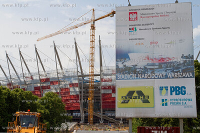 Warszawa Stadion Narodowy rowno rok przed Euro2012.
08.06.2011
fot....