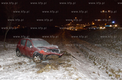 Kolizja samochodu na Armii Krajowej w Gdansku. 
13.02.2013
Fot....