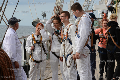 Dzien na Darze Mlodziezy ze studentami Akademii Morskiej...