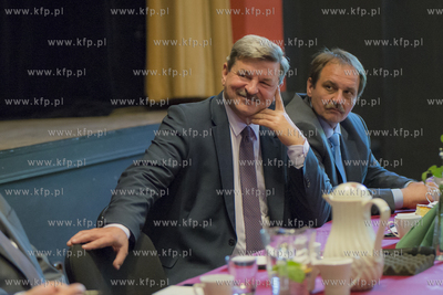 Święto Ludowe w Pelplinie. Nz. Jarosław Kalinowski...