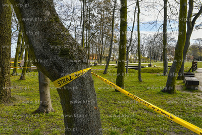 Sopot. Miasto Sopot w czasie stanu epidemii. 09.04.2020...