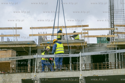 Budowa osiedla Pruszcz Park na rogu ulic Cichej i Raciborskiego...