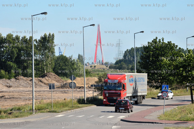 Rozbudowa Trasy Sucharskiego w Gdańsku. 28.06.2011...