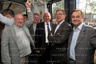 Pierwszy przejazd tramwaju nowa linią na trasie Siedlce...