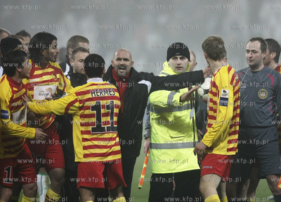 Gdansk. Mecz 1/2 finalu Remes Pucharu Polski w pilce...