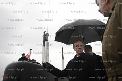 Gdynia Oksywie. Port Wojenny. Okret podwodny ORP Bielik...