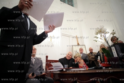 Gdansk. Palac Opat]ow. Promocja ksiazki Barbary Kanold...