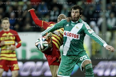 PGE Arena. Cwiercfinal Pucharu Polski w pilce noznej....