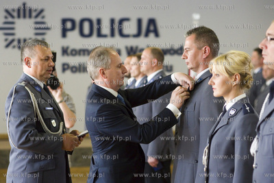 Aula Komendy Wojewódzkiej Policji w Gdańsku przy...
