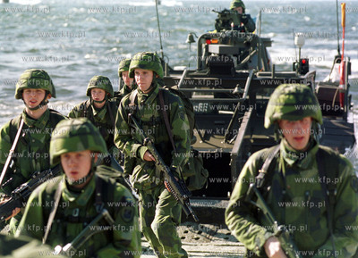 Dzis na Helu w ramach manewrow wojsk NATO - STRONG...