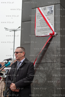 Budynek NSZZ Solidarność w Gdańsku. Uroczystość...