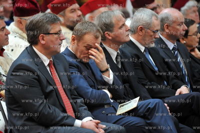 Obchody 40-lecia Uniwersytetu Gdanskiego. n/z marszalek...