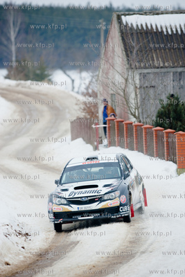 Strzepcz. Odcinek specjalny 8 Rajdu Lotos Baltic Cup....