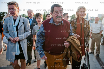 Gdynia. Gunter Grass, pisarz niemiecki, laureat Nagrody...