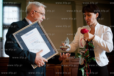 Gdansk. Sala obrad Rady Miasta Nowego Ratusza. Gala...