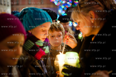 Gdansk. Dlugi Targ. Zuchy i harcerze Choragwi Gdanskiej...