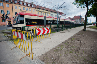 Gdansk. Nowo powstaly nie oddany jeszcze do uzytku...