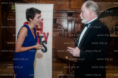 Gdansk. Dwor Artusa. Uroczystosc wreczenia Nagrod Prezydenta...