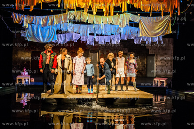 Gdansk. Teatr Wybrzeze. Proba medialna spektaktu pt....