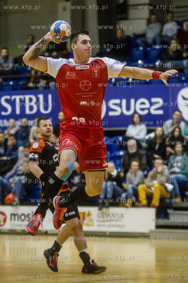 Gdańsk. Hala AWFiS. Mecz PGNiG Superligi Piłki Ręcznej,...