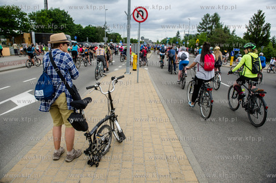 Gdańsk. Droga Zielona. Wielki Przejazd Rowerowy. 
11.06.2017
fot....