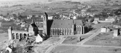 Panorama Kwidzyna z lotu ptaka. 1962 odb_03_137 Fot....