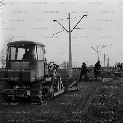 Budowa torowiska. 24.11.19725listopad1972_z.kosycarz_p44Fot....
