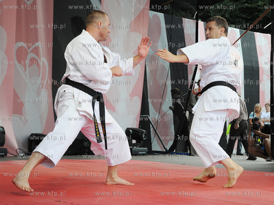 III Ogolnopolski Zlot Fanow M jak Milosc. Pokaz karate...