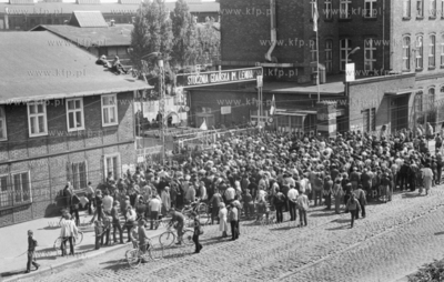 Strajk w Stoczni Gdanskiej im Lenina. sierpien 1980...